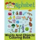 Alphabet Words And Objects Coloring Book: Many Images of Letters, Shapes, Animal and Key Concepts for Early Childhood Learning, Preschool Prep, and Su