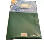 60" x 84" Long Rectangular Tablecloth - Polyester Linen Ease Tablecloth