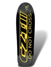 CZT DNC Old School Caution Deck - 9.75"