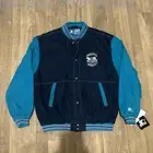 Vintage Z Starter 90s Hornets Embroidered Denim Blue/Teal Jacket US Mens Size XL