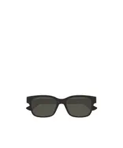 Gucci Eyewear Square Frame Sunglasses 54 Antracite Grey