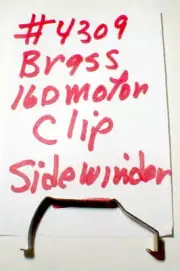 Brass Motor Clip for Sidewinder Chassis TTX150 16D Mabuchi Motor Cox #4309 NOS