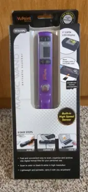 VuPoint Magic Wand II 2 Portable Scanner Handheld Pocket Color 900 dpi ST441PU