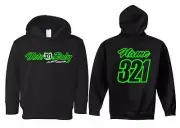MOTO BABY TODDLER HOODIE SWEAT SHIRT CUSTOM NUMBER PLATE MX MOTOCROSS YZ KTM KX