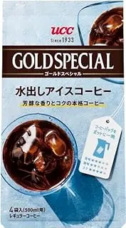 UCC Gold Special Cold Brew Iced Coffee, 4 Bags