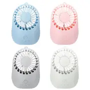 Rechargeable Mini Portable USB Fan With 3 Adjustable Wind Speed Super Mute Handheld USB Fan 21800 WHITE