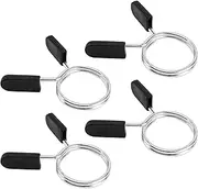 Barbell Clips Olympic Barbell Clamps Collars 2 Inches Weight Bars Lock Dumbbell Spring Clips Circlip Fitness Weightlifting Buckle 4 Pack