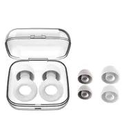 Quiet Noise Reduction Earplugs – Super Soft, Reusable Hearing Protection in Flexible Silicone for Sleep, Noise Sensitivity & Flights - 6 Ear Tips – 27dB Noise Cancelling