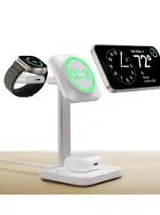 ESR Qi2 3 in 1 Wireless Charging Station, [Certified] Apple Watch Charger