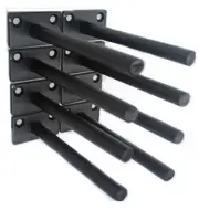 Invisible Bracket Metal Floating Shelf Wall Mount Hidden Shelves Support 8 Piece