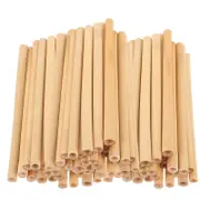 50Pcs Mason Bee Tubes Reed Bee Tubes Replacement Natural Reed Bee Tubes Bees Nesting Tubes As Shown 20X0.9cm