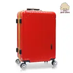 【SYLVAIN LEFEBVRE希梵】繽紛馬卡龍系列-鋁框旅行箱 行李箱 28吋 24吋-紅