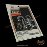 Colony 2029-5, "Grooved" Front Axle Spacer Kit, 2000-2006 FLSTF & FLSTFI, Chrome
