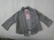 Pumpkin Patch Toddler Girls Grey Lurex Swing Cardigan - Size 2 - NWT RRP$39.95