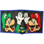 Super Mario Bros Wallet Purse ID Mens Kids Gaming 3D Luigi Mario World Retro AUS