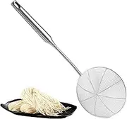 Spider Strainer for Frying | Fine Mesh Colander Spoon | Stainless Steel Strainer with Handle, Fat Skimmer Sieve for Kitchen Cooking Frying, Grease