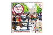 Art Maker Paint by Numbers Canvas Amsterdam Canal Painting Set Activity