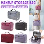 Womens Cosmetic Bag Make Up Case Travel Toiletry Wash Organiser Vanity Nail Box