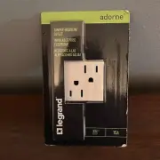 New in Box Legrand Adorne ARTR152W8 Tamper Resistant Outlet 15A Receptacle
