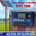 100A 12V 24V Auto MPPT Solar Panel Controller Battery Charge Regulator USB Dual