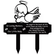 Memorial Stakes Grave Decorations for Cemetery Grave Plaque Stake Markers Mem...
