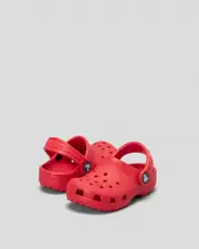 [Crocs] Crocs Toddlers' Classic Clogs Shoes in Varsity Red 0 Varsity Red