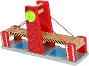 Lifting Bridge Toy for Boys and Girls Expand Your Railway Collection Wooden Train Tracks Toys
