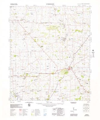 2433 Corrigin 1:100k Topographic Map