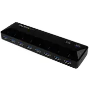 StarTech ST103008U2C interface hub USB 3.2 Gen 1 (3.1 Gen 1) Type-B 5000 Mbit/s Black