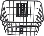 TOYZFRIENDY Durable Iron Bike Basket Hanging Container for Easy Storage for Leisurely Cycling Rides Capacity Tool Installation