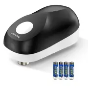 Cordless Electric Can Opener - One-Touch Automatic Operation with Smooth Edge...