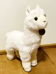 Aurora Miyoni ALPACA Llama Plush 12" White Stuffed Soft #26329 NEW NWT