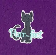 PURR - FECT Cat kitten die cuts Scrapbook cards