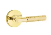 Emtek Select Dummy, Disk Rosette, T-Bar Stem, Hammered Handle US3NL