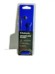 Skullcandy Earbuds, Blue - Effortless Sound, Microphone, Remote