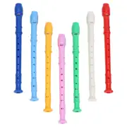 7 Pcs Children's Clarinet Recorder Instrument for Kids 8 Holes Toddler