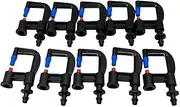 WOVSTNOV 10Pack Misting Nozzle 360° Coverage Atomizing Sprayer Accessory Kit Set for Irrigation Watering Nozzles (WP21-1)