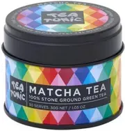 TEA TONIC Organic Matcha Green Tea Peach Tin 30g