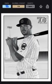 Topps Bunt DIGITAL 2017 Kris Bryant Cubs Bowman Chrome