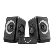 USB 2.0 Speakers Sonicgear Quatro 2 Extra Loud For Phones And PC Grey Red Orange Blue