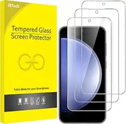 [JETech] Screen Protector for Samsung Galaxy S23 FE 6.4-Inch, Fingerprint Compatible, Tempered Glass Film, HD Clear, 3-Pack