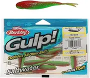 Berkley Gulp Minnow Soft Bait 8cm Nuclear Chicken Qty 12