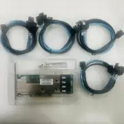 NEW LSI 9305-16i SATA SAS 12Gbs Controller card PCIe 3.0 x8 IT-Mode 4* 8643 SATA