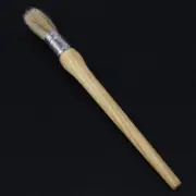 2 PCS Varnish Round Brush Extra Small Buffing Paint Kit Lasting Use