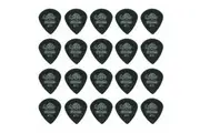 20 x Jim Dunlop Tortex Jazz 3 Pitch Black .73mm Guitar Picks III Free Post