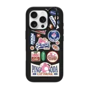 iPhone 16 Pro Impact Ring Stand Case MagSafe Compatible PINGO SODA