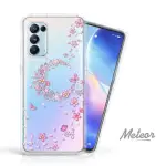 【METEOR】OPPO RENO5 5G 奧地利彩鑽空壓防摔手機殼(櫻月)