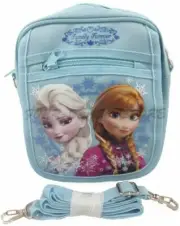 Disney Frozen Blue Elsa Wallet Camera Pouch Bag Purse with Shoulder Strap