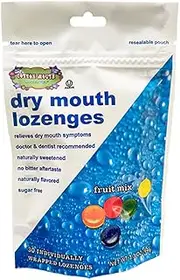 Cotton Mouth Dry Lozenges Mix Bag, Fruit, 30 Count