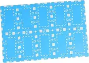 QUMIIRITY 10pcs Poker Chips Games Poker Chip Case Roulette Poker Plate Rack Dice Decks Poker Plaques Playing Cards Plastic Gambling Chips Game Chips Plastic Mahjong Chips Iron Sheets Blue